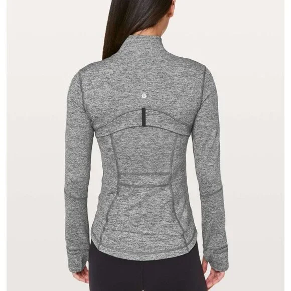 Lululemon Define Jacket Heathered Black Luon Size 2
